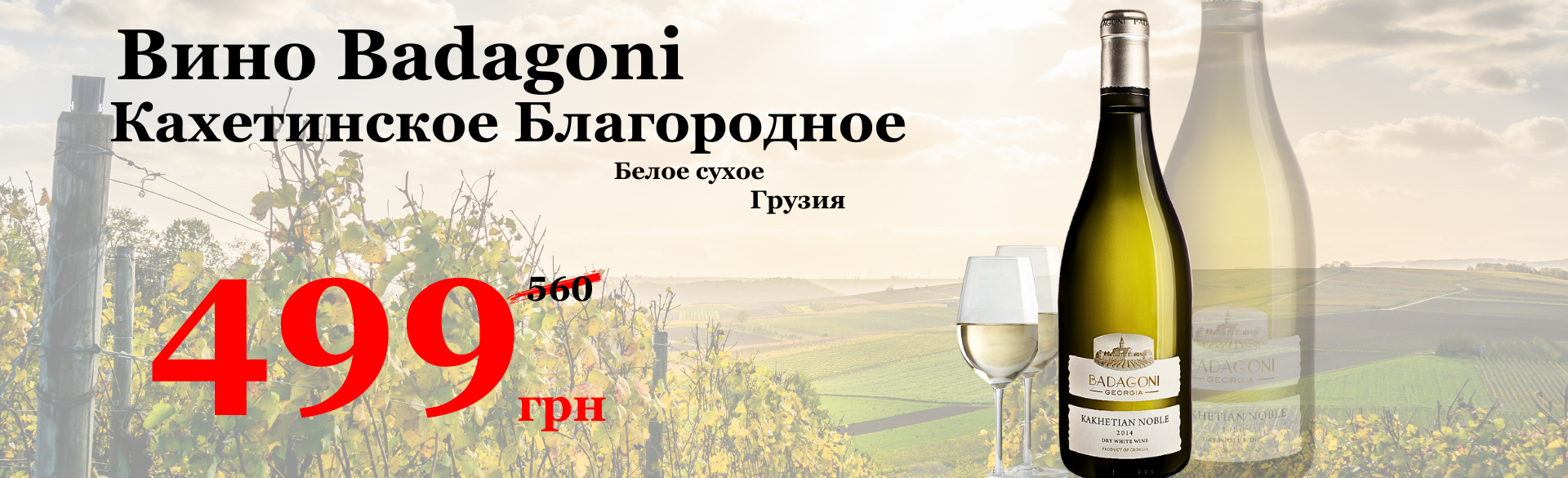 Интернет-магазин Грузинских Вин и Крепких Напитков Badagoni. Доставка по  Украине