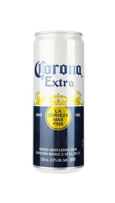 Пиво Corona Extra светлое  слим 4.5% 0.33 л ж/б