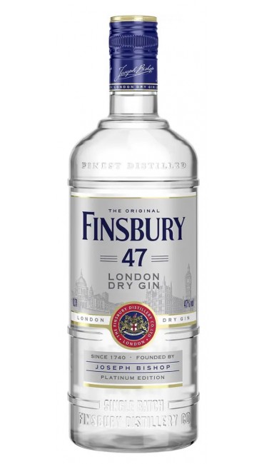 Джин Finsbury Platinum London Dry Gin, 47%, 0,7 л Джин Finsbury Platinum London Dry Gin, 47%, 0,7 л