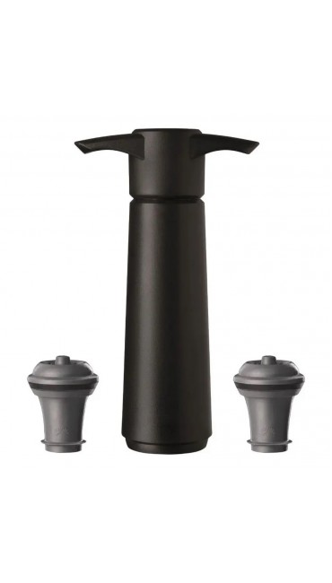 Набор для хранения вина Vacu Vin Original Wine Saver Black, 3 предмета 