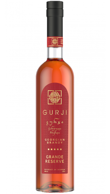 Грузинский Бренди Gurji Grande Reserve 5* 40% 0.5л Грузинский Бренди Gurji Grande Reserve 5* 40% 0.5л