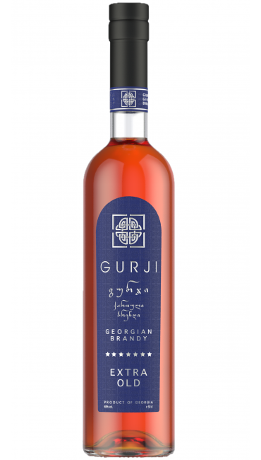 Грузинский Бренди Gurji Extra Old 7* 40% 0.5л Грузинский Бренди Gurji Extra Old 7* 40% 0.5л