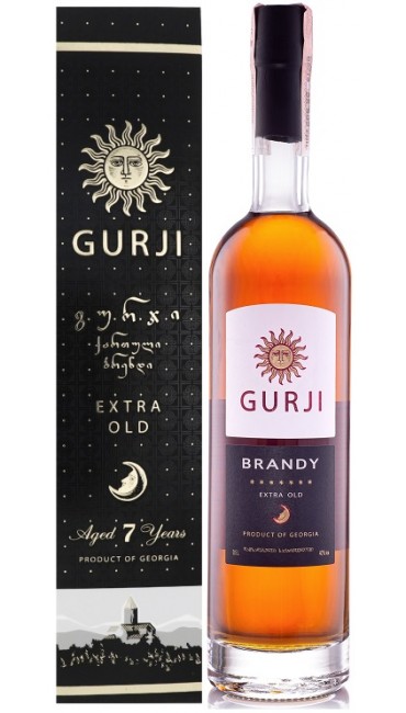 Грузинский Бренди Gurji Extra Old 7* 40% 0.5л в коробке Грузинский Бренди Gurji Extra Old 7* 40% 0.5л в коробке