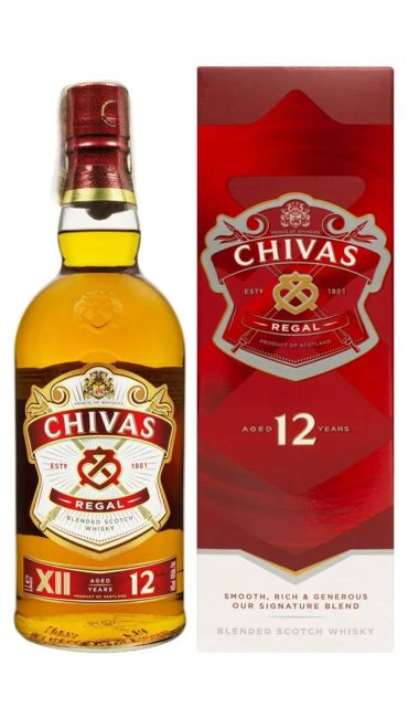 Виски Chivas Regal 12 years old, в коробке, 40%, 1 л