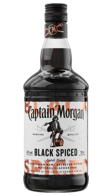 Ромовый напиток Captain Morgan Black Spiced, 40%, 0,7 л