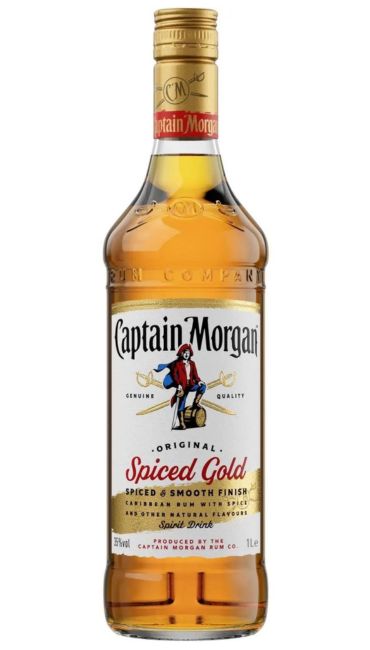 Ромовый напиток Captain Morgan Spiced Gold 35% 1 л