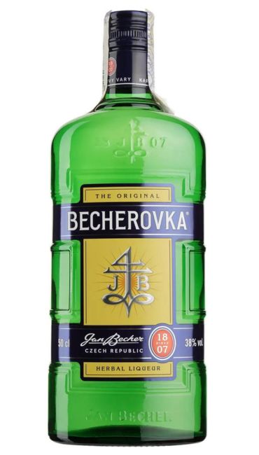 Ликерная настойка на травах Becherovka, 38%, 0,5 л
