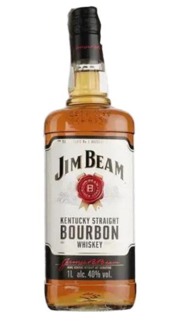 Виски Jim Beam White Straight Bourbon, 40%, 1 л