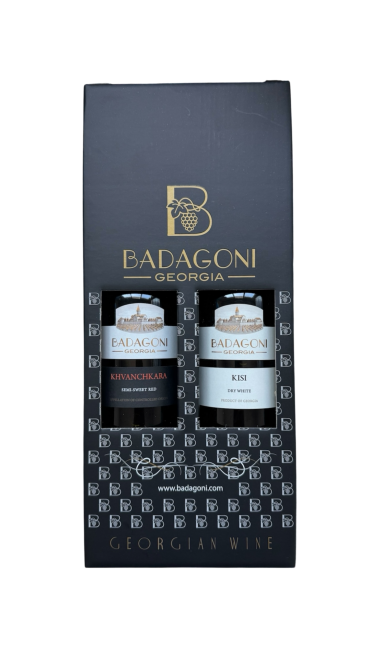 Подарунковий ексклюзивний набір вин Badagoni: Хванчкара & Кісі
