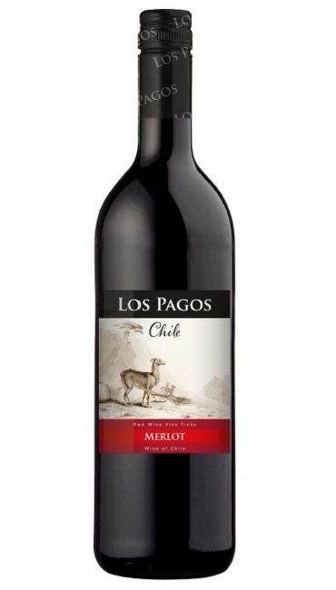 Вино Los Pagos Мерло красное сухое 0.75л Вино Los Pagos Мерло красное сухое 0.75л