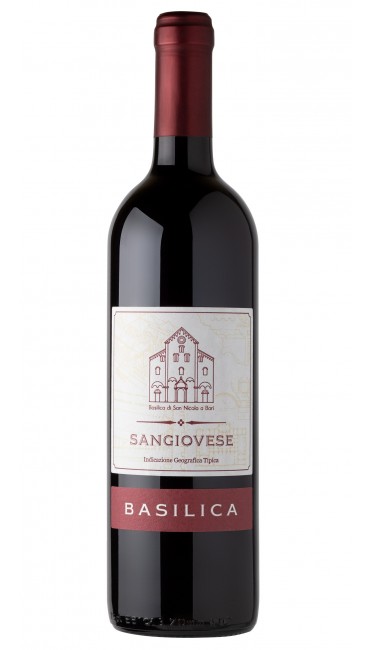 Итальянское вино Basilica Sangiovese IGP красное сухое 0.75л Итальянское вино Basilica Sangiovese IGP красное сухое 0.75л