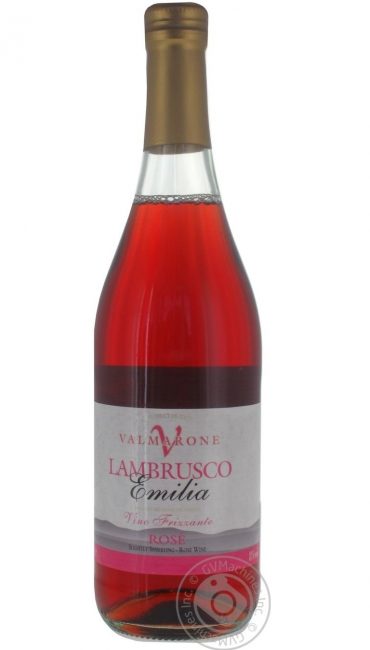 Вино полуигристое Valmarone Lambrusco Emilia полусухое розовое 8% 0,75л Вино полуигристое Valmarone Lambrusco Emilia полусухое розовое 8% 0,75л