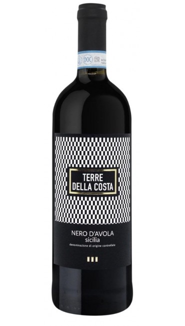 Вино Terre Della Costa NERO D'AVOLA SICILIA DOC красное сухое 0.75Л