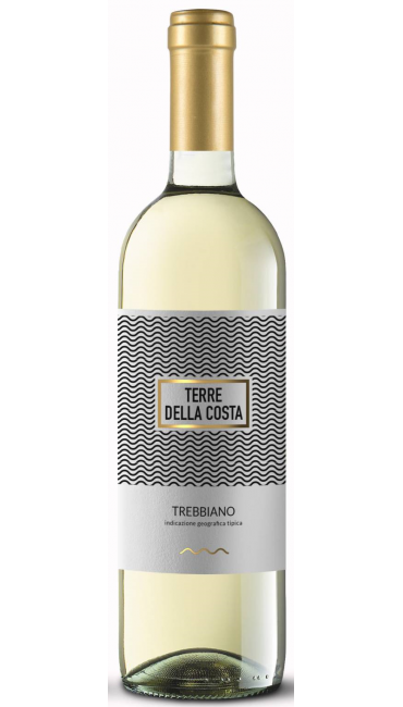 Вино Terre della Costa Trebbiano Rubicone IGT Белое Сухое 0.75л