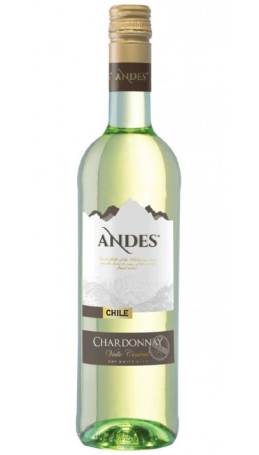 Вино Andes Chardonnay белое сухое 0,75л 13.5%