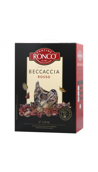 Вино Cantine Ronco Beccaccia красное сухое 3L
