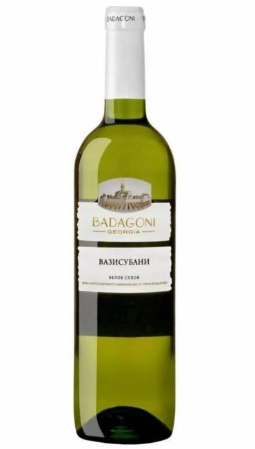 Вино Badagoni Вазисубани белое сухое 0.75л