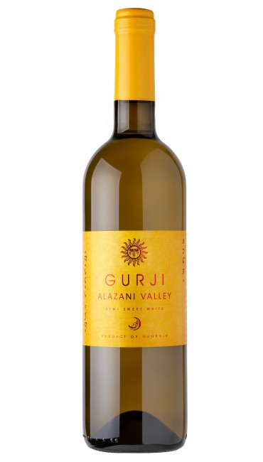 Вино Gurji Алазанская долина белое полусладкое 0,75 л