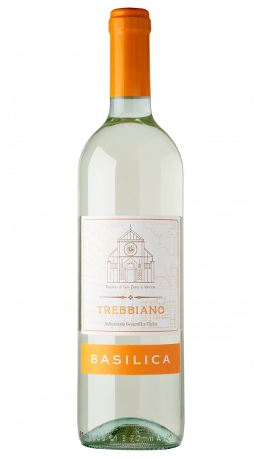 Итальянское вино Basilica Trebbiano IGP белое сухое 0.75л Итальянское вино Basilica Trebbiano IGP белое сухое 0.75л